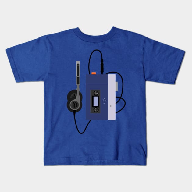 Walkman Kids T-Shirt by Elio and the Fox